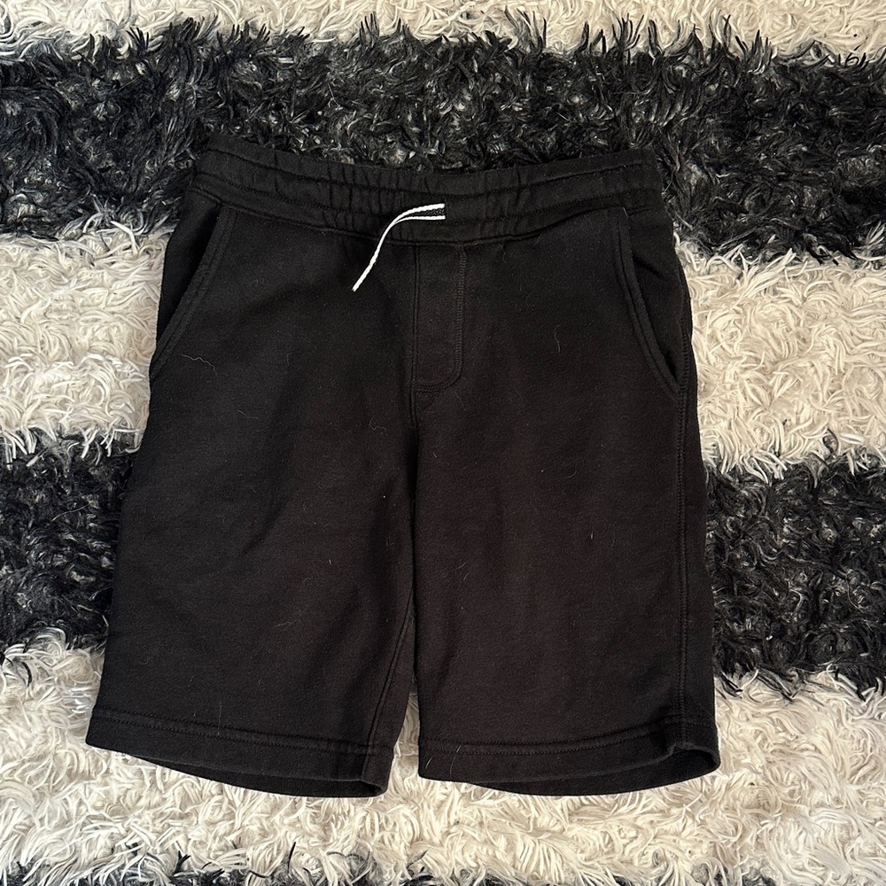 Old Navy Boy’s Black Athletic Sweatpant Fabric Shorts, Lg (10/12)